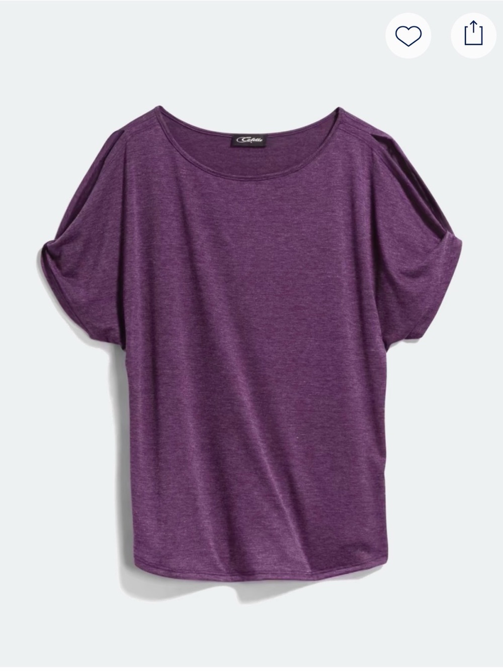 Colette Romey Cold Shoulder Knit Tee